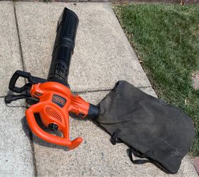 Black+Decker BV3600 Electric Leaf Blower/Vacuum - 230 MPH