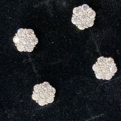 925 Diamond Earrings 