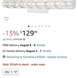 Crystal Vanity LED Light