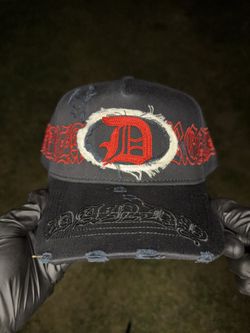 dandy hats x Fuerza Regida “Distressed” Red