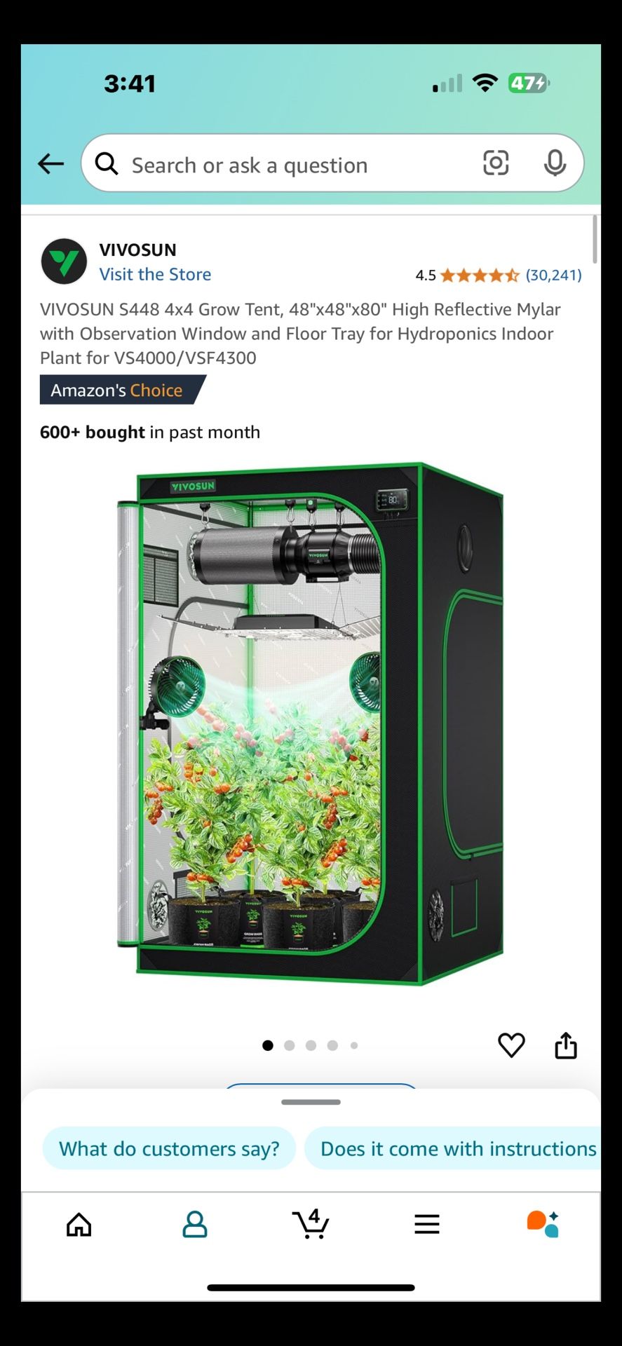 Vivoson. GROW TENT