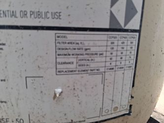 Commercial Pool Cartridge Filter Tank