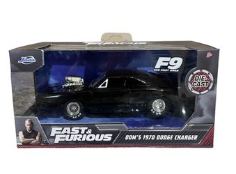 Fast and Furious Dom's 1970 Dodge Charger Jada Diecast Car