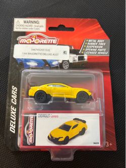 2022 MAJORETTE 1:64 DELUXE CARS 9609 YELLOW 2021 CHEVROLET CAMARO SS