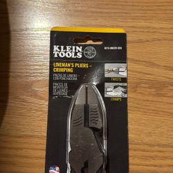 Klein Tools 9 in. High Leverage Side Cutting Pliers with Crimping Die