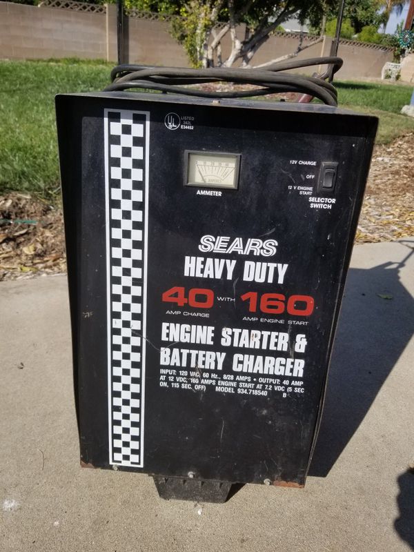 Sears Heavy Duty Engine Starter & Battery Charger for Sale in Cypress