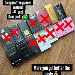 Cologne/perfumes