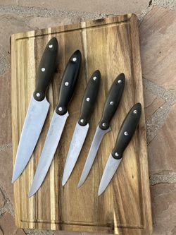 Vintage Quality Micheal Graves set Of 5 Knives. 