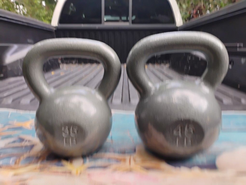 NEW  35 LB.  = $55   / & \   45 LB.  = $65   KETTLEBELL 