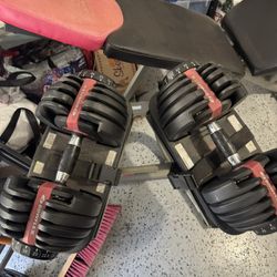 Bowflex Adjustable Weight Dumbbells