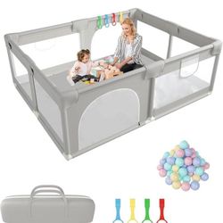 Playpen, 59 x 71 Inch Play Yard