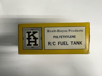 Kraft-Hayes Polyethylene R/C Fuel Tank