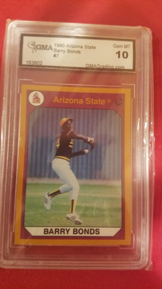 barry bonds rookie card