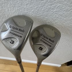 Taylor Made Lady Bubbleshaft 3 and 5 wood