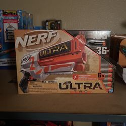 Nerf Ultra Two Motorized Blaster Includes 6 Official Nerf Ultra Darts Box Crease