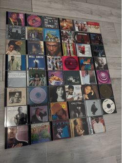 60+ Music CD Lot – R&B, Hip-Hop, Pop, Gospel – Jay-Z, Eminem, Keith Sweat, Mary J. Blige &