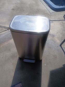 Trash can stainless steel
