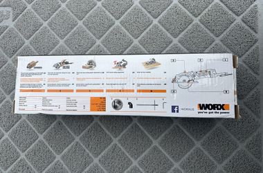 WorX Handheld Circular Saw Cordless 75 OBO 
