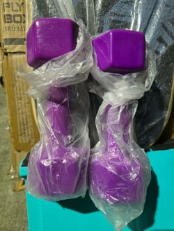 PVC dumbbells 2x10 lbs