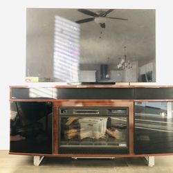 TV Stand With Fire Place And Speaker 🔊 