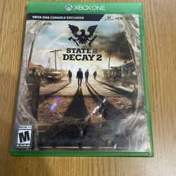 State Of Decay 2 Xbox One