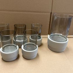 Candle Holders Concrete Base