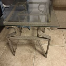 Glass Side Table