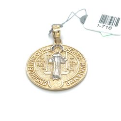 10kt Gold St Christopher Pendant 4.20grams I-716 