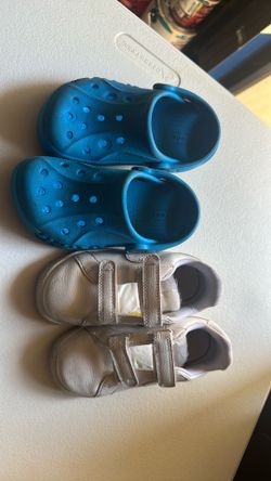 Nike shoes and crocs