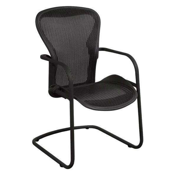 Herman Miller Aeron Mesh Side Office Chair (Black/Graphite)