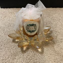 Candle with fancy crystal base