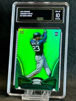 2019 Certified 🔥 Fernando Tatis Jr 🔥 Green Rookie GMA 10 💎 Mint - San Diego Padres