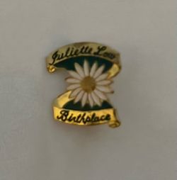 Juliette Low Girl Scout Birthplace Pin and box