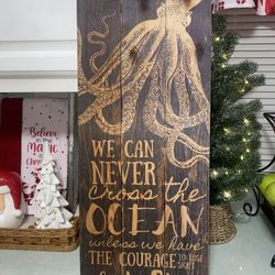 Coastal Octopus Plaque 