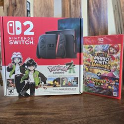 Nintendo Switch 2 Pokemon ZA Legends Bundle + Super Mario Party Jamboree (Brand New, No Trades)