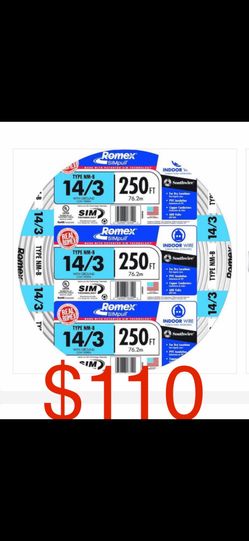 14/3  Romex 250 Ft 
