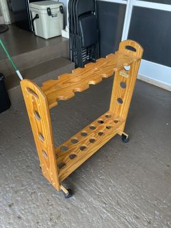 14 Fishing Rod stand