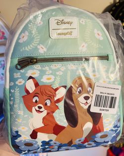 DisneyLoungefly Fox and Hound Mini Backpack