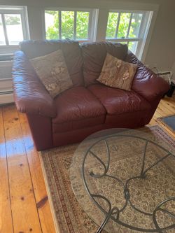 Couch and center table