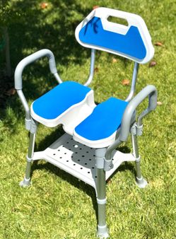 Shower Chair with Arms and Back Heavy Duty 330lbs
