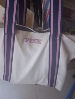 Pink tote bag