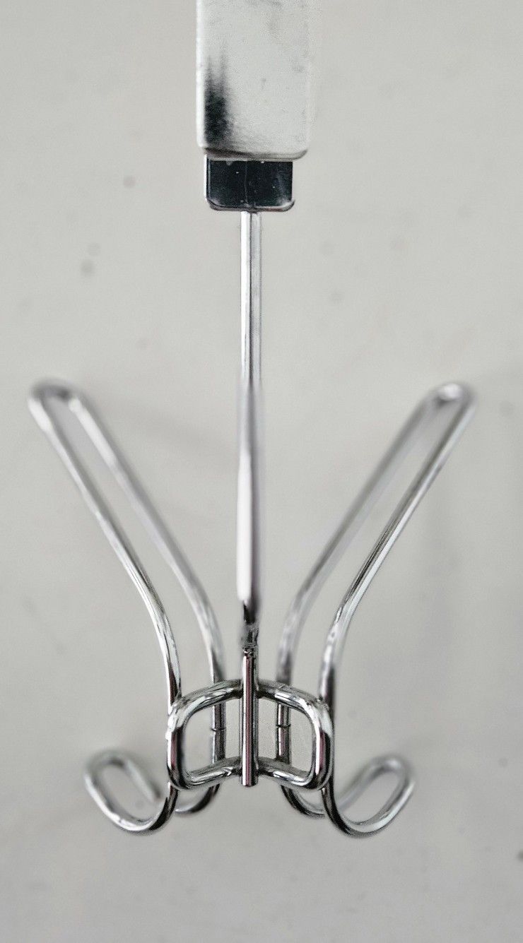 H8" W5" Steel Over the Door Metal Clothes Hook Closet Storage Hanger Standard Mount