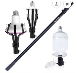 LOVEETA EXTENDABLE LIGHT BULB CHARGER POLE 