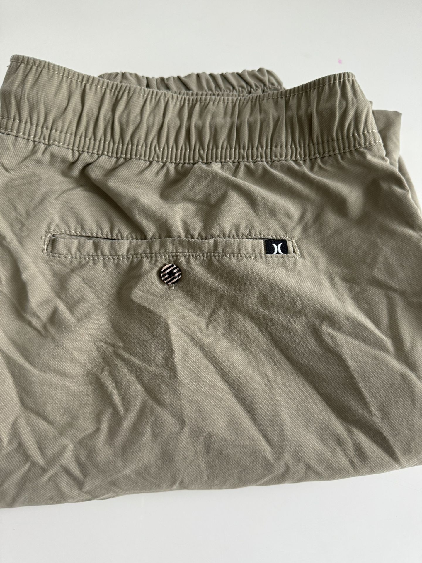Hurley Draw String Khaki Jogger Pants Men’s 