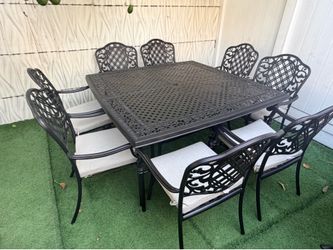 9pc OutdoorPatio Dining Table Set
