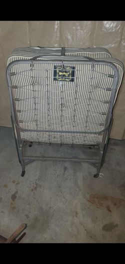 Vintage Folding Rollaway Bed
