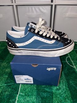 Vans Premium Pearl Old Skool 36 Navy Blue Size 10 WORN