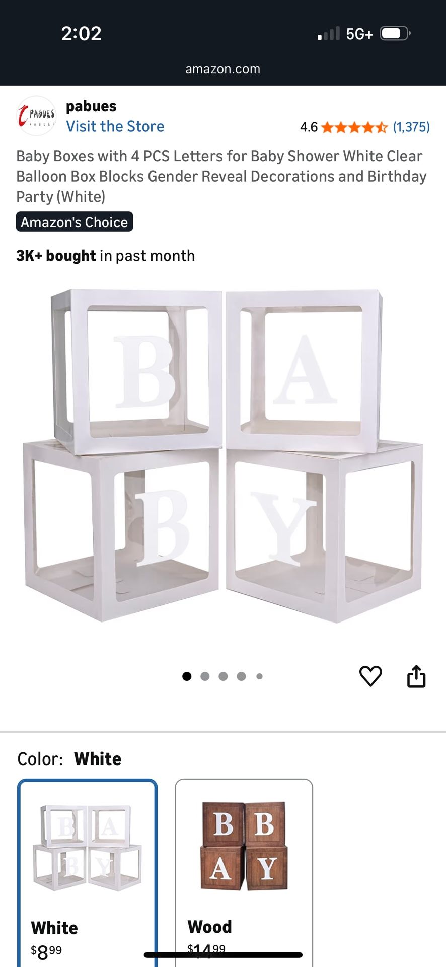 Baby Boxes- Decoration