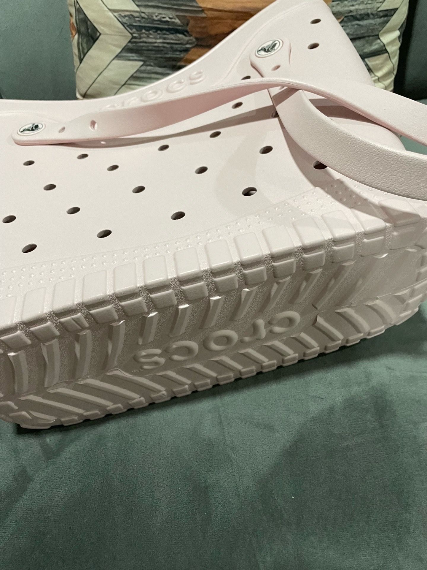 Croc Medium size bag light pink