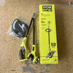 NEW - RYOBI ONE+ 18V 13 in. Cordless Battery String Trimmer (Tool Only)